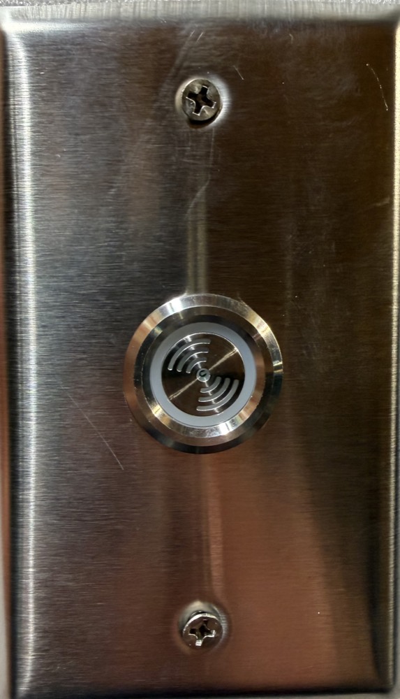 WEX inside light and alarm sounder plate